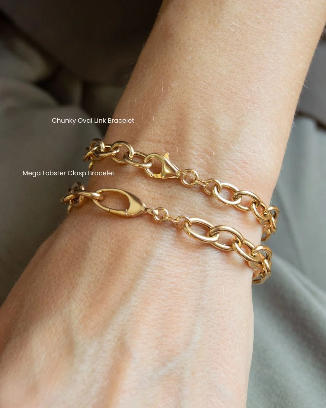 Mega Lobster Clasp Bracelet — Harmony Jewelry & Co
